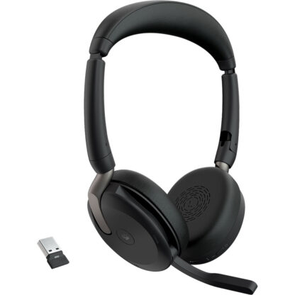 Jabra Evolve2 65 Flex Link380A MS Stereo med Laddställ - Bild 5